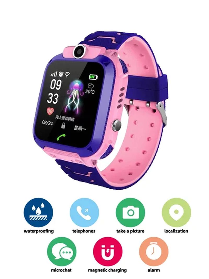 Q12 Smartwatch for Kids – GPS, Waterproof, SOS, Ideal for Sports and Safety