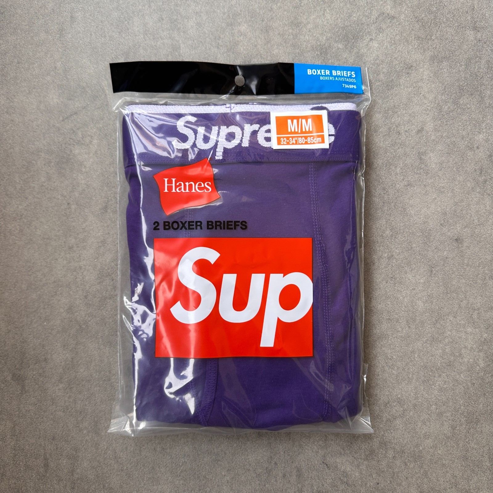 Supreme Boxer Shorts Purple Violet Men's Underwear Streetwear 2