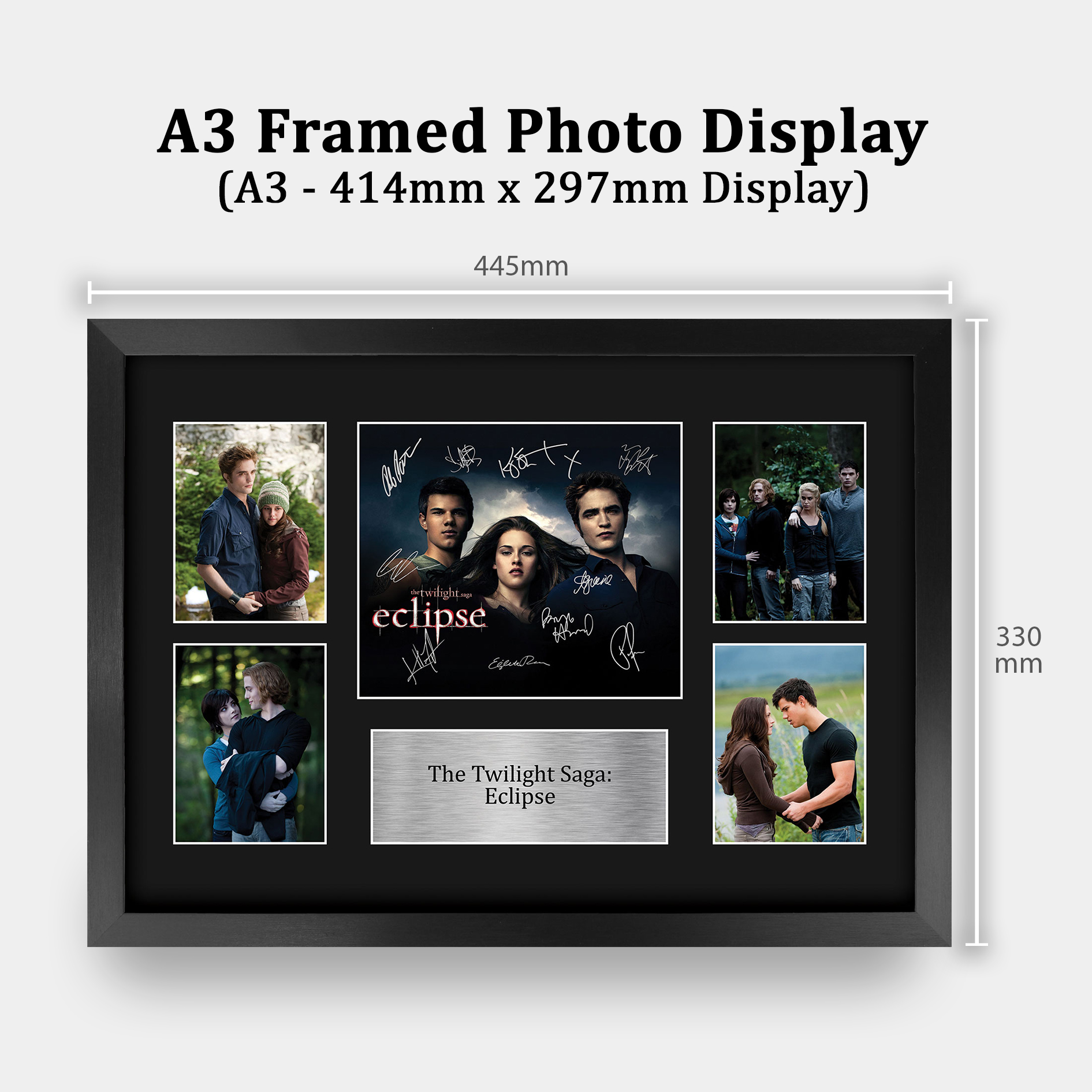 Crepúsculo Ideal Regalo Impreso Enmarcado Autógrafo Imagen para Películas Memorabilia Fans - Imagen 77 de 91