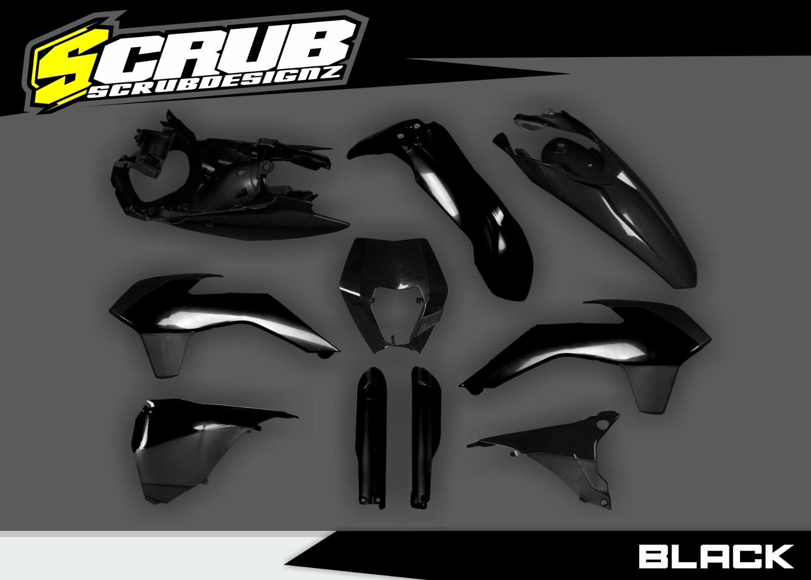 Plastics + Graphics KTM 2014 2015 EXC EXC-F XC-W XCF-W- 125 250 300 350 450 500