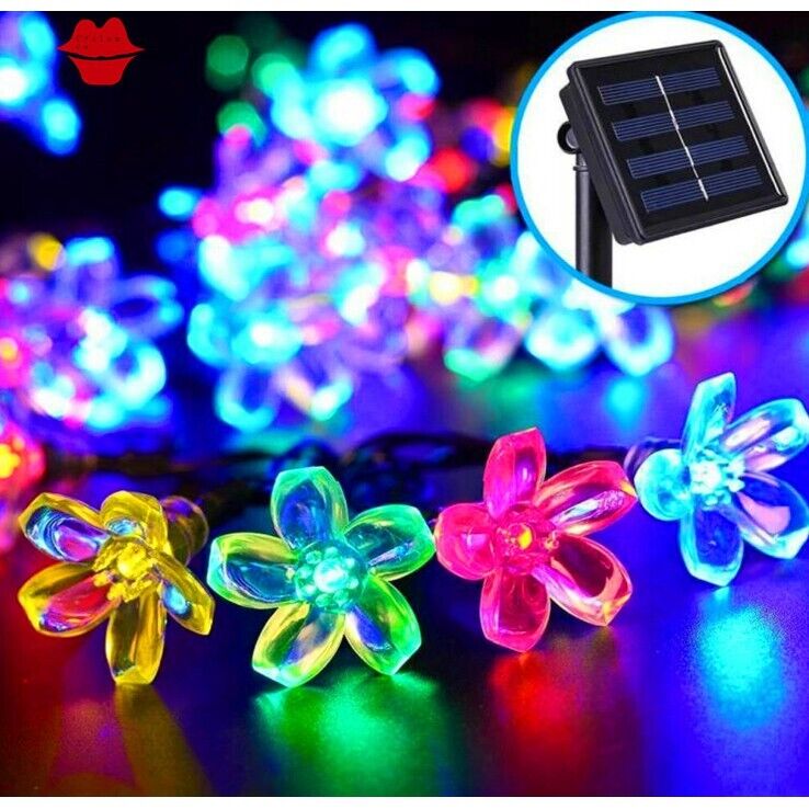 220 LED Solar Christmas String Lights Flower Fairy Garden Outdoor Party Lamp - Picture 40 of 43
