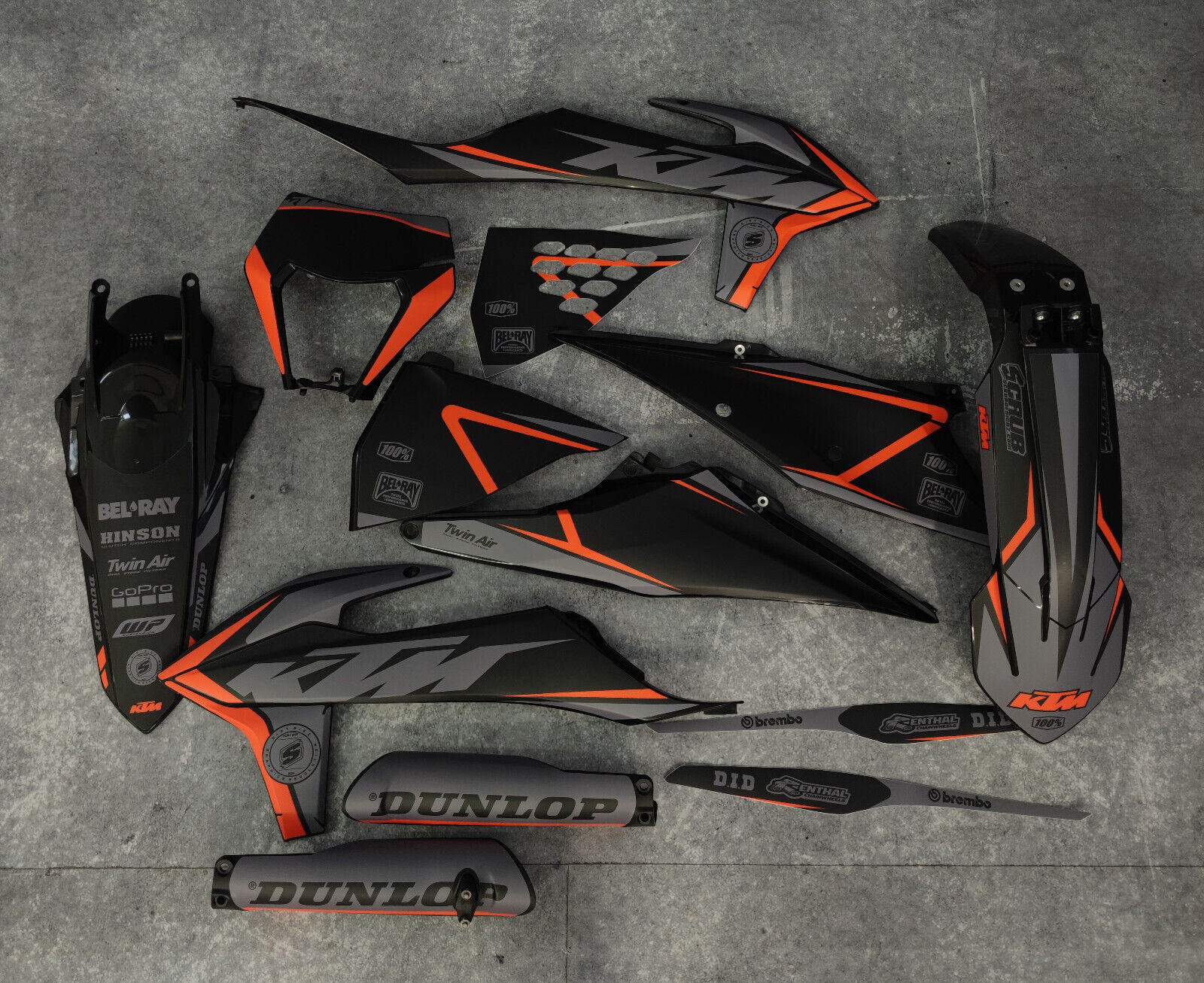 Plastics + Graphics KTM 2019-2022 SX SX-F XC XC-F | EXAMPLE IMAGE