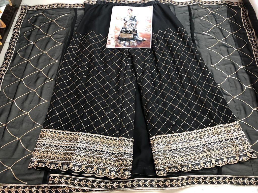 Tuta Bollywood indiano Kameez Salwar festa donna abito Anarkali pakistano - Foto 31 di 85