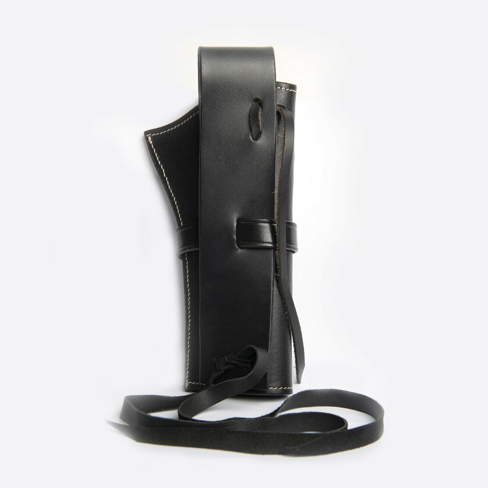 DRAW 38/357 CROSS BDRAW TOOLED LEATHERCASE REVOLVER Holster Gun REVOLVE SASS AUS