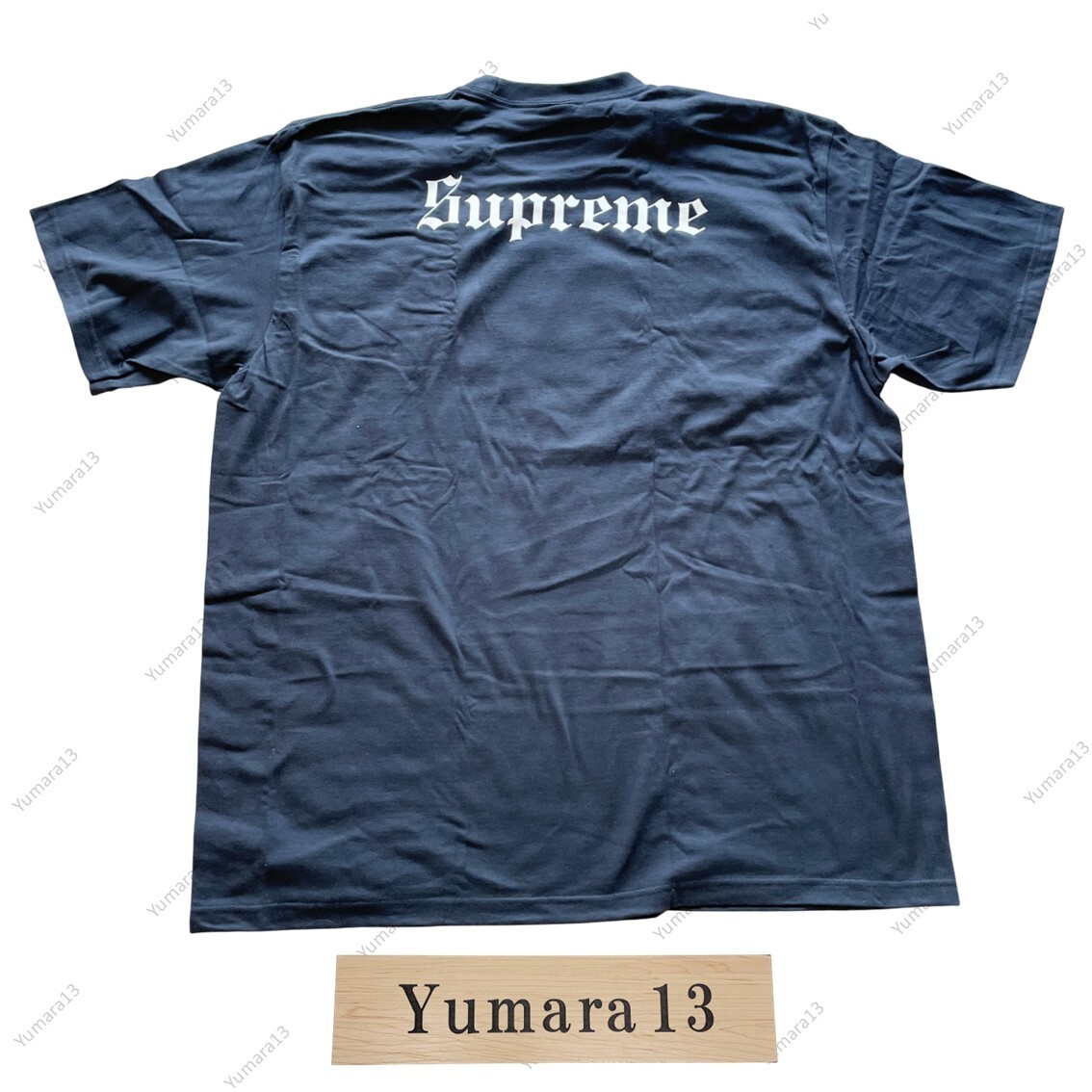 Supreme  White Tee Navy Ｌサイズ Supreme(シュプリーム) 24AW Connect Tee コネクト ロゴ Tシャツ