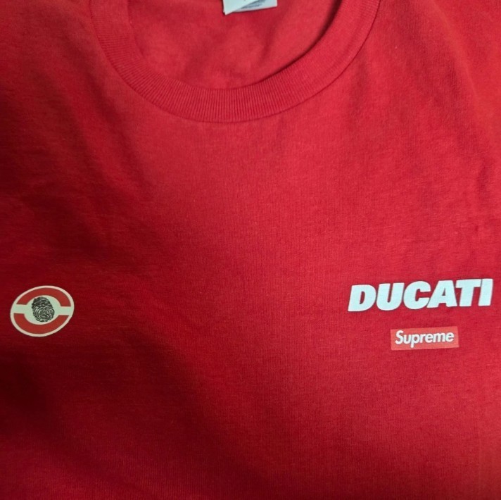 Supreme x Ducati / Logos red t-shirt / 24SS / Express / original
