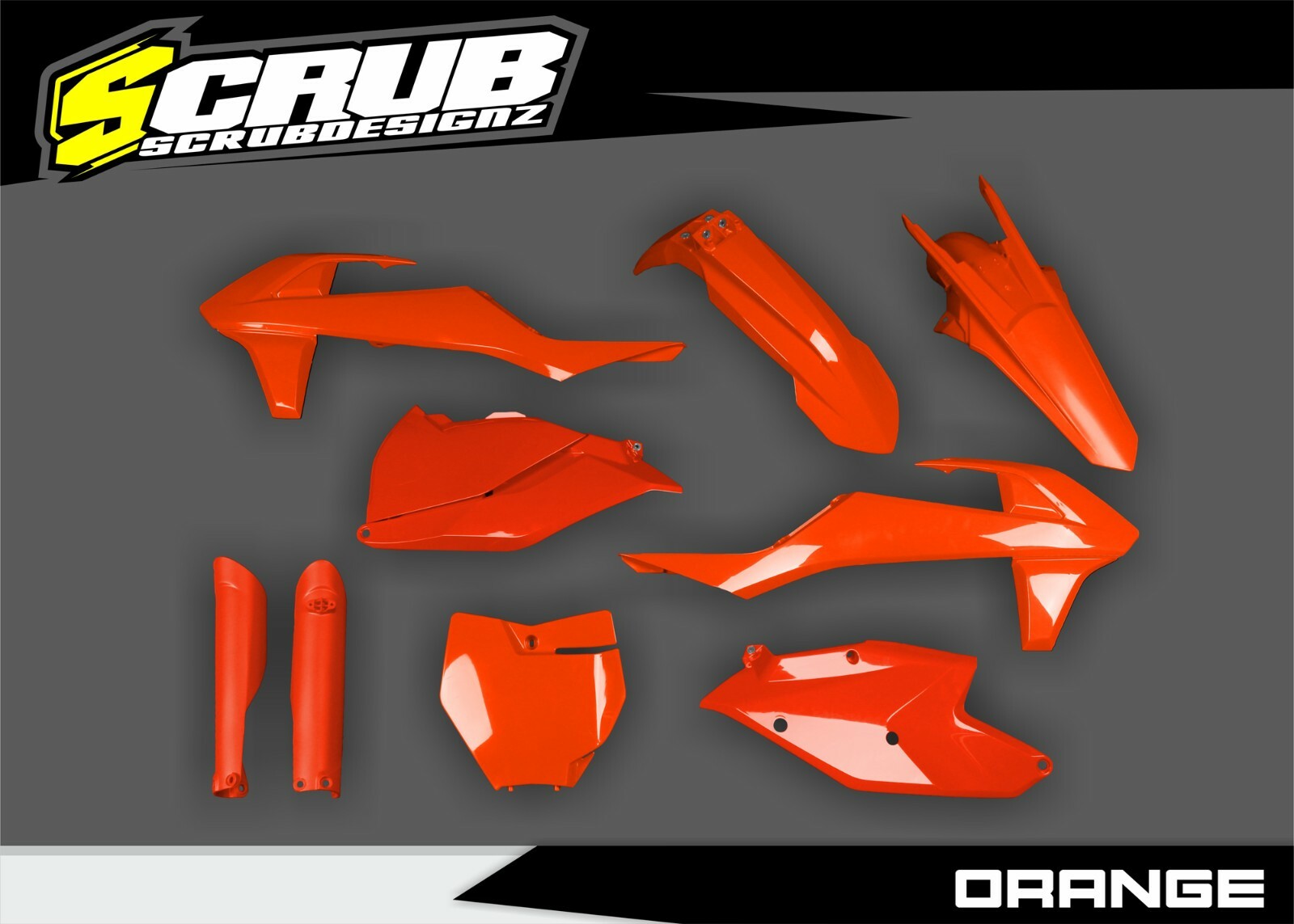 Plastics Orange KTM SX 85 2018 2019 2020 2021 2022 2023 Full Kit 85SX