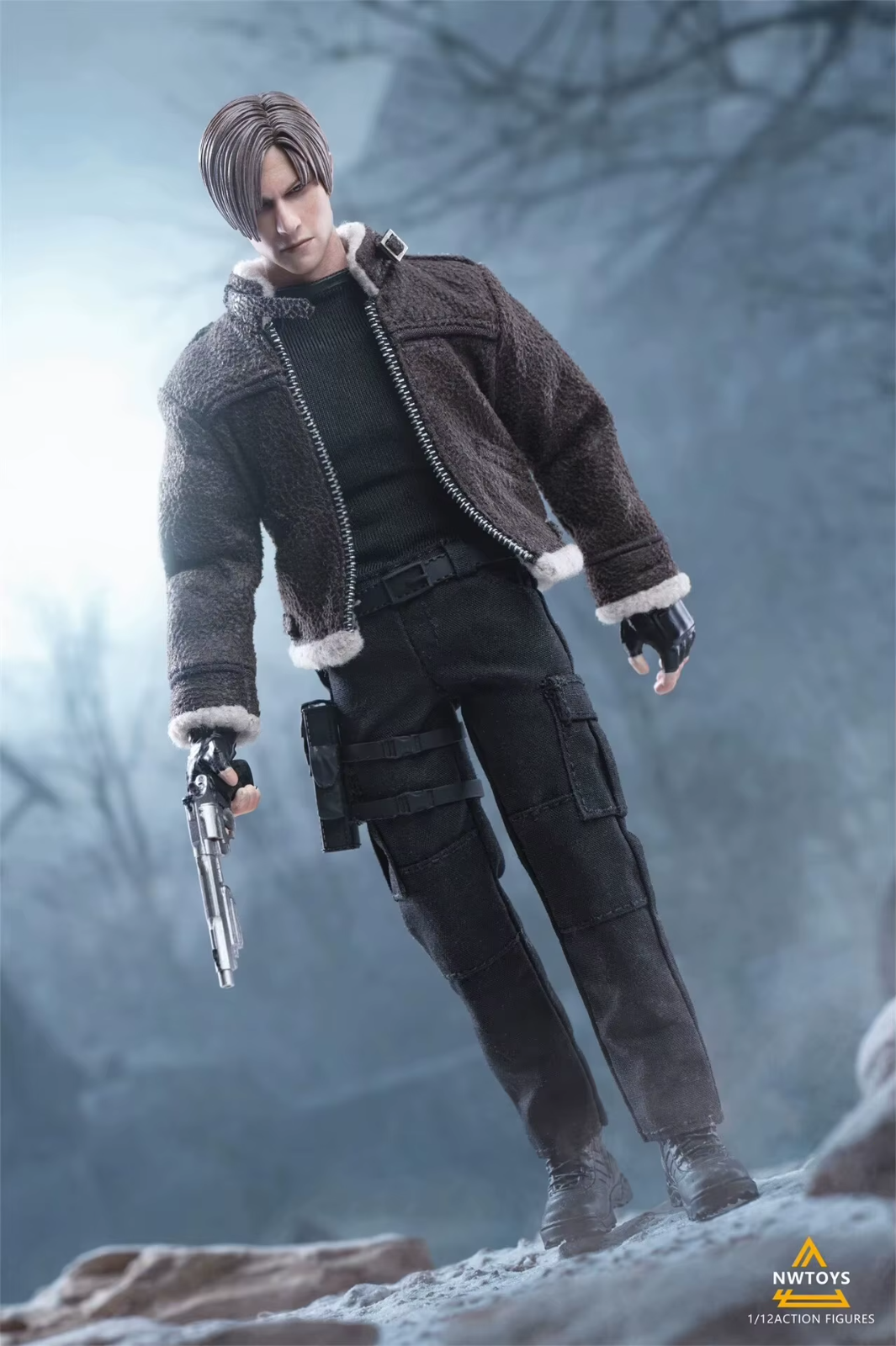 Leon Kennedy 1/12 Nwtoys Resident Evil Action Figure / Police Card