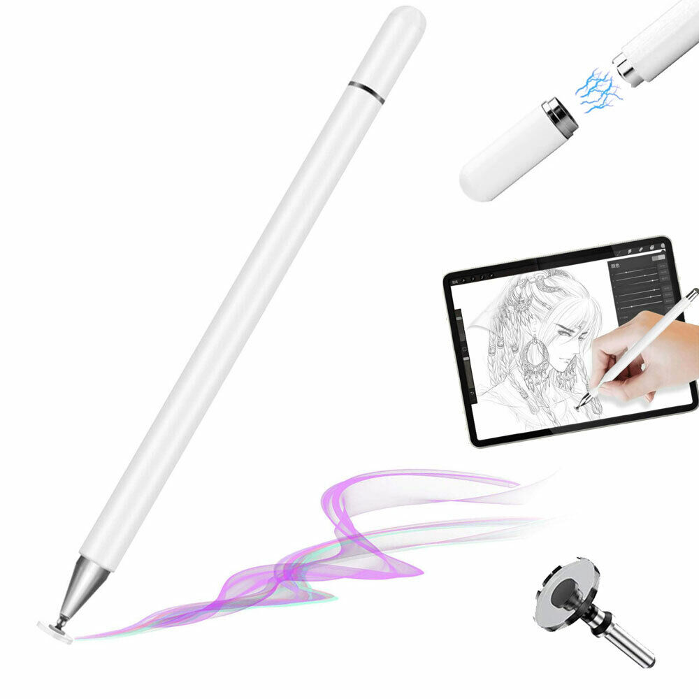 Thin Capacitive DISC Touch Screen Stylus Pen For Android Tablets iPads Phones - Zdjęcie 14 z 14