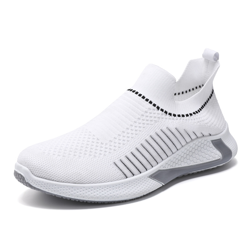 Mode Gestreiftes Design Herren Outdoor Atmungsaktiv Slipper Turnschuhe Schuhe - Bild 27 von 38
