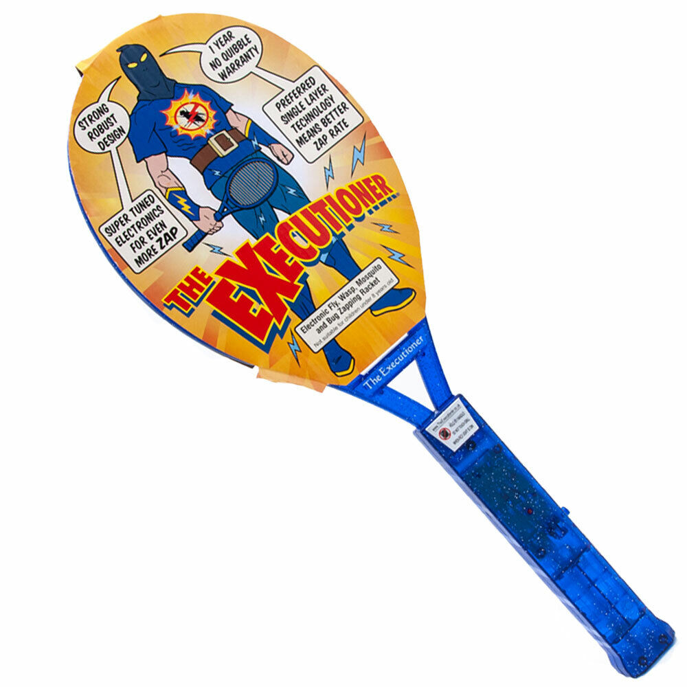 Fly Zapper Racket Electric Wasp Pest Bug Mosquito Killer The Executioner Colours