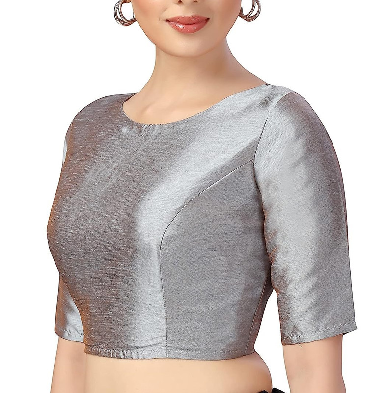 Women's Blouse Designer Beautiful Lehenga Crop Top Party Wear Choli Saree Blouse - Picture 60 of 146