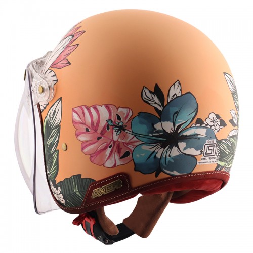 Cascos de moto cara abierta AXOR “ RETRO JET GIRLS” - Imagen 25 de 26