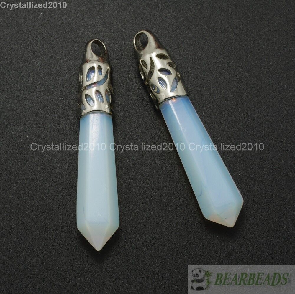 Ciondolo Reiki Chakra In Pietra Naturale Esagonale Con Collana - Multicolore - Fatto A Mano