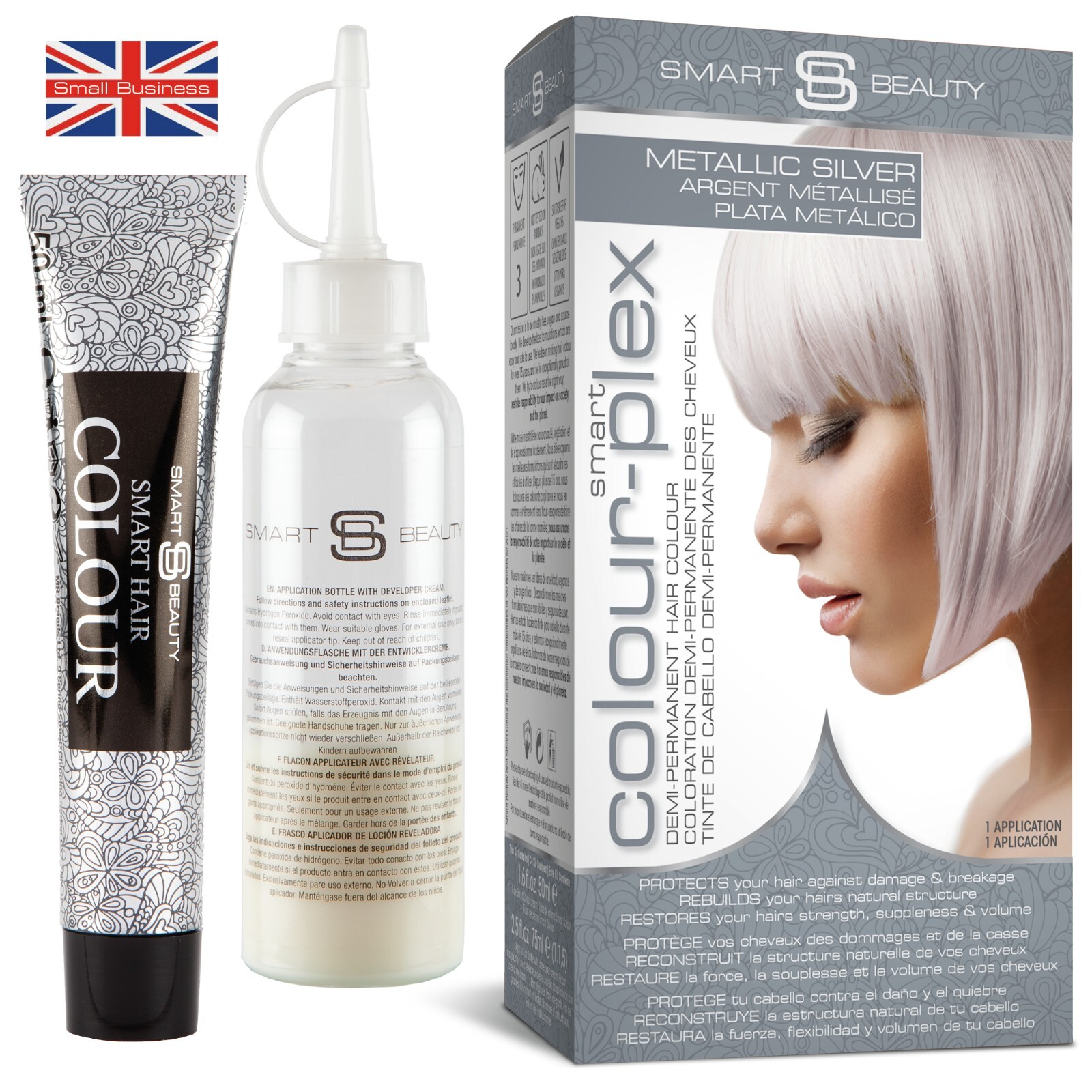 Smart Beauty Hair Dye Demi-Permanent with Plex hair anti-breakage technology