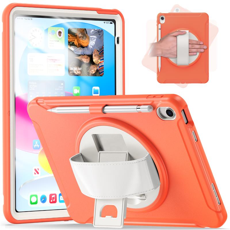 Rugged Shockproof Stand Case For iPad 10th Generation 10.9 iPad 5th 6th Mini Air - Picture 59 of 129