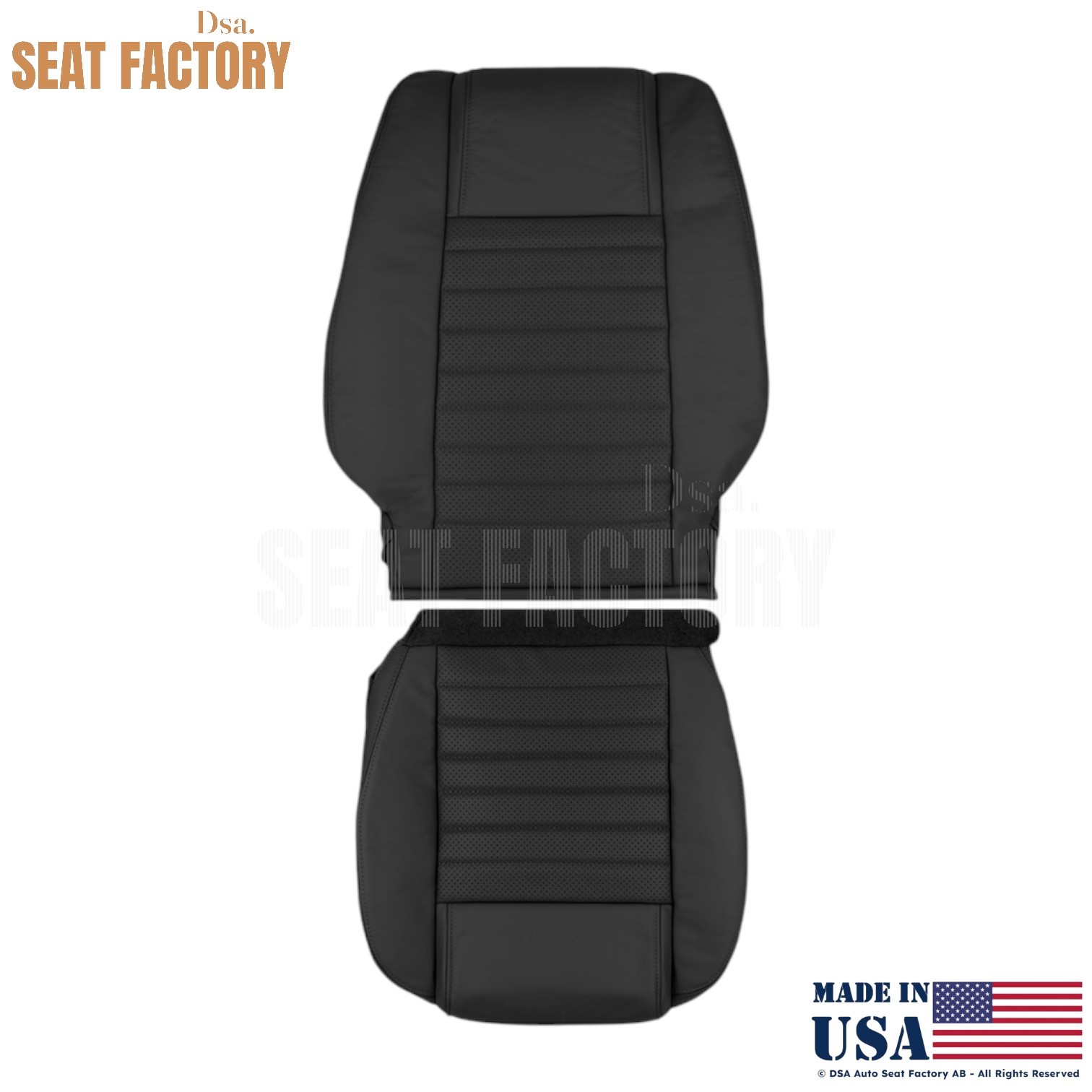 2005-2009 Per Ford Mustang Lato Guidatore Ricambio Cover-Pelle Antracite Scuro
