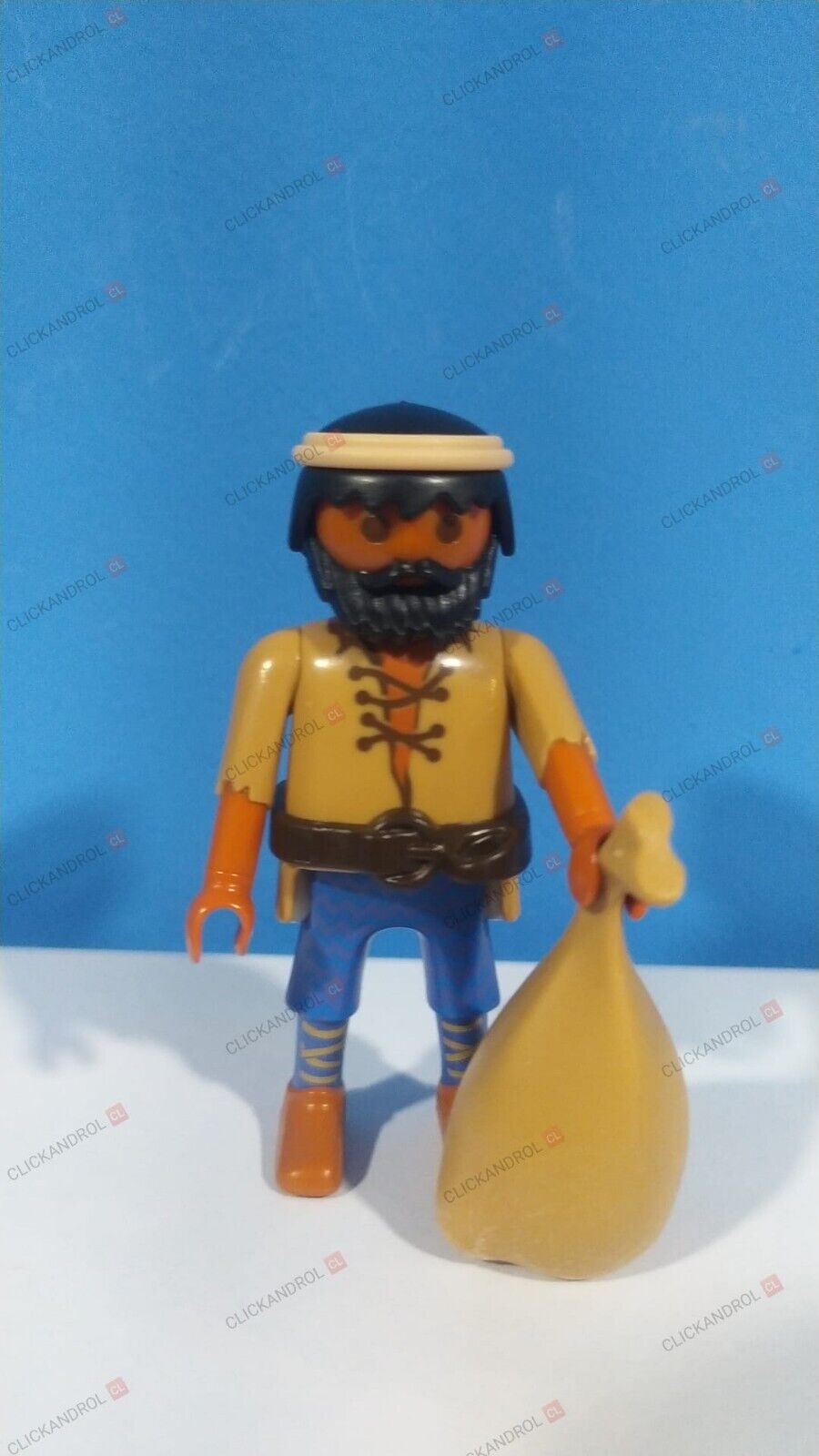 Figurine Playmobil Esquimal Avec Gilet - Villageois, Occasion Très Bon état