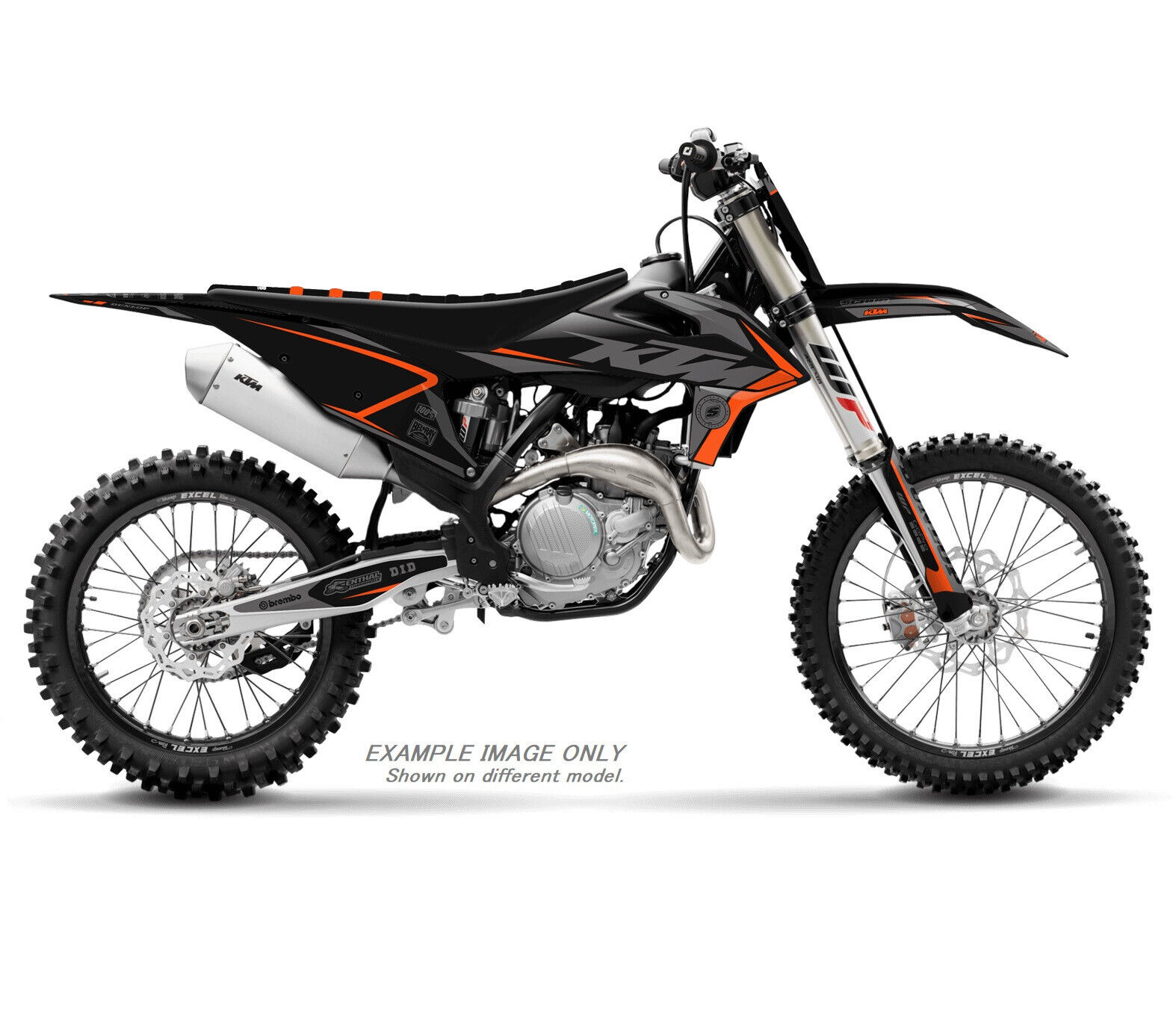 Plastics + Graphics KTM 2020 - 2023 XC EXC-F -* ULTRA-MATTE FINISH  + FITTED!