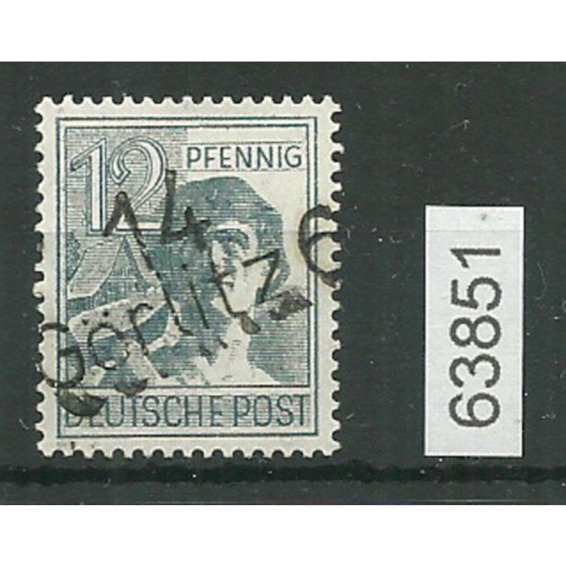 District 14 no. 022d Görlitz 6 ** 12 Pf. checked BPP