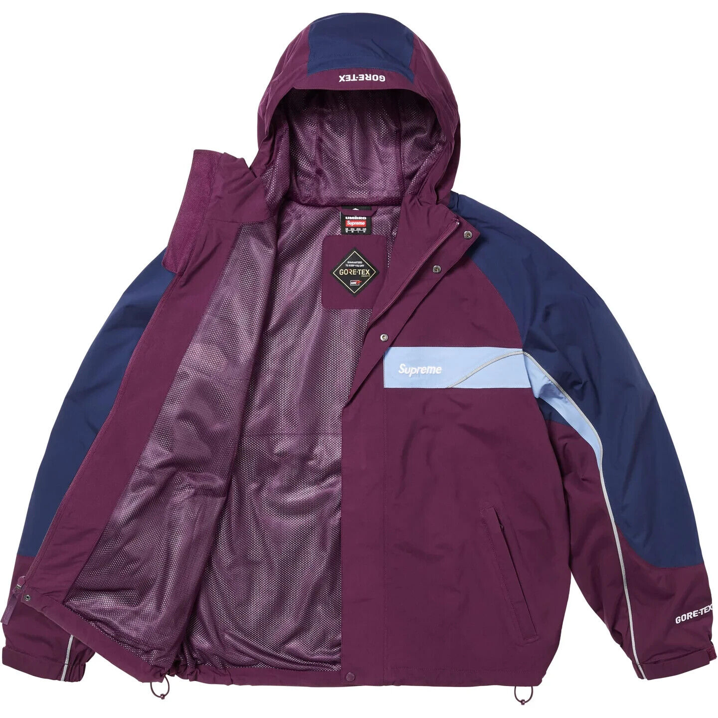 【L】Supreme Umbro GORE-TEX Hooded Jacket Supreme Umbro GORE-TEX Hooded Jacket Dark Purple Men's