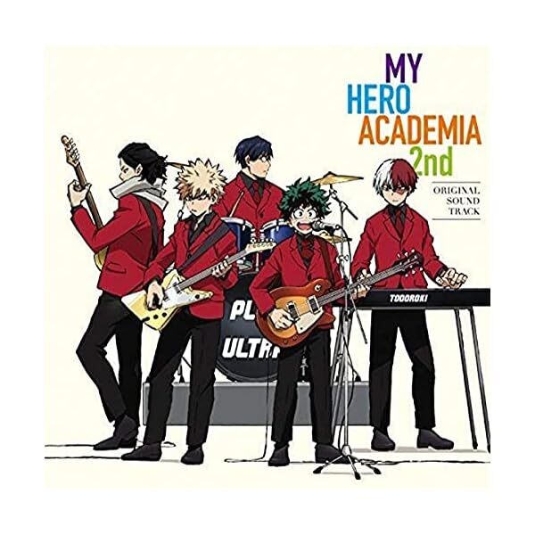 TV Anime ""my hero Academia"" 2nd Original Soundtrack CD F/S w/Tracking# Japan JP