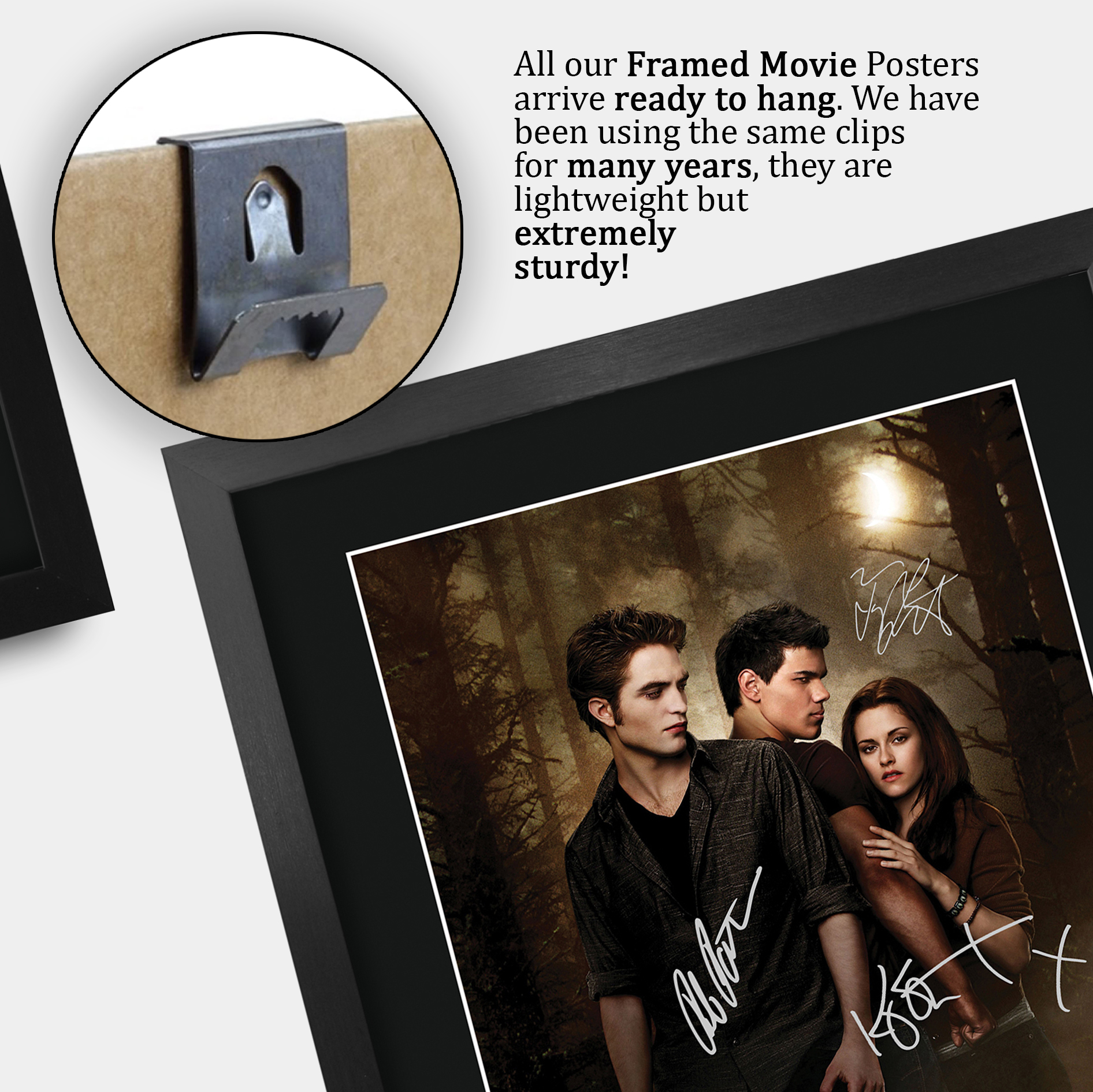 Crepúsculo Ideal Regalo Impreso Enmarcado Autógrafo Imagen para Películas Memorabilia Fans - Imagen 14 de 91