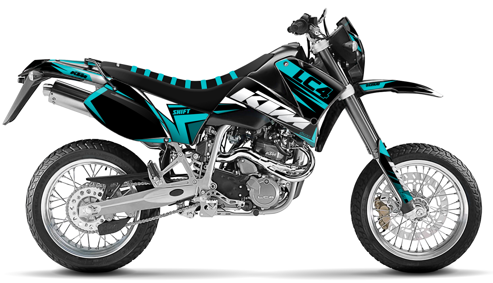 KTM graphics SMC 625 640 660 LC4 1999 2000 2001 2002 2003 2004 Decals SUPERMOTO