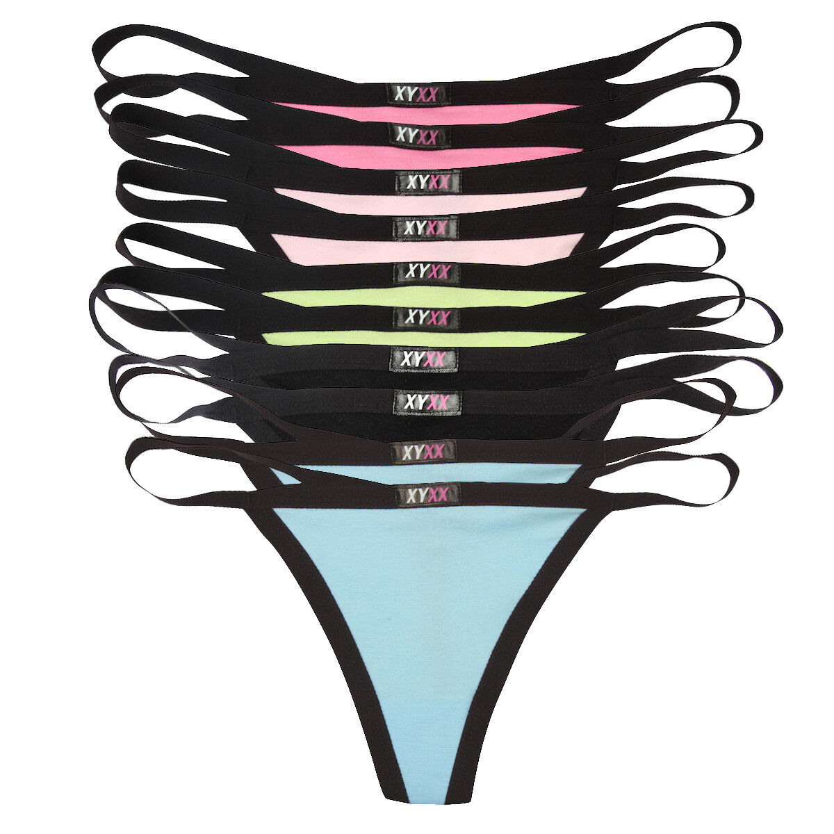10x Womens G-String Underwear Assorted Colours Comfort Fit Soft S M L XL XXL 2XL