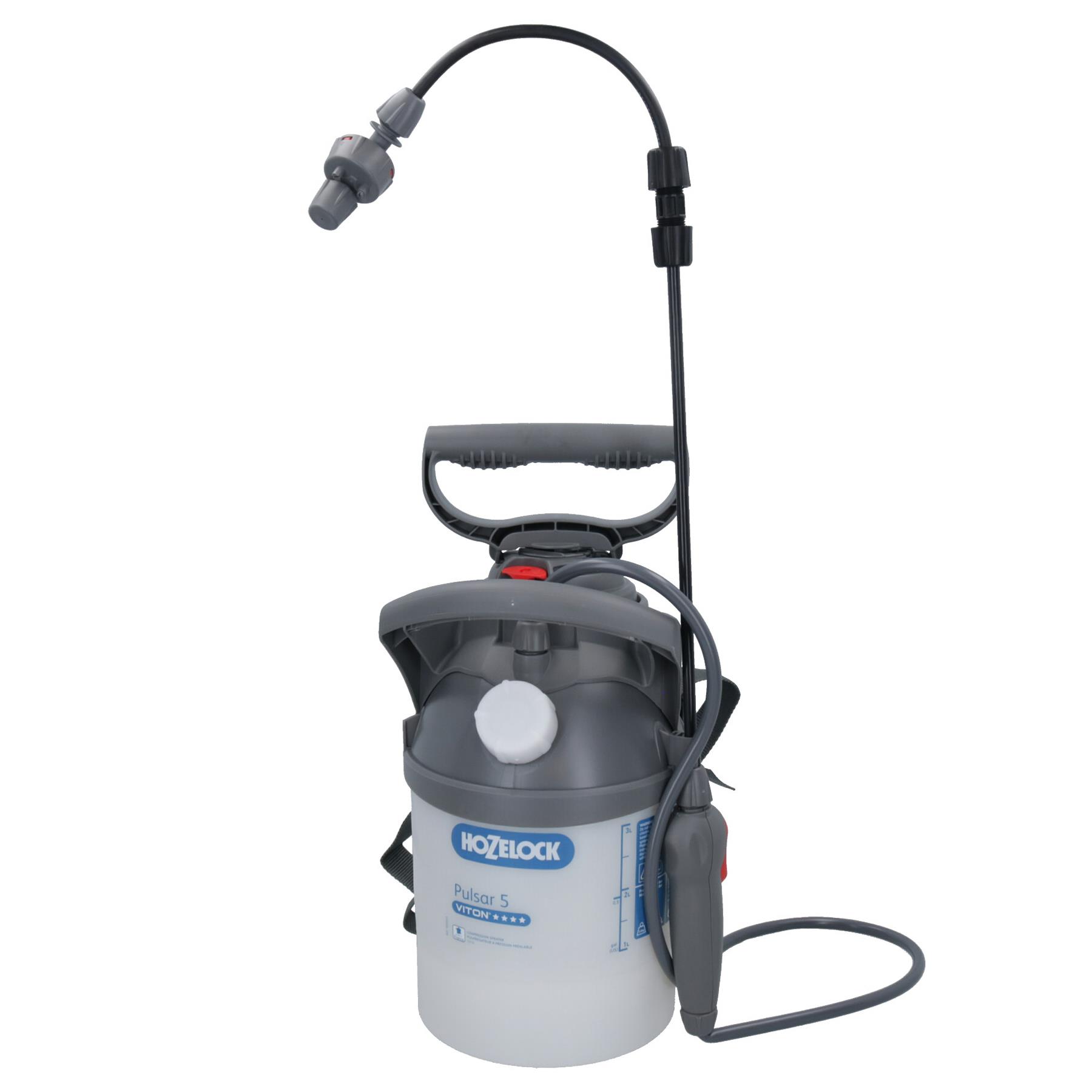 Pulsar Viton 5 - 7 Liter Garten Druck Pumpsprüher + Lanze flüssige Chemikalie - Produktbild 1