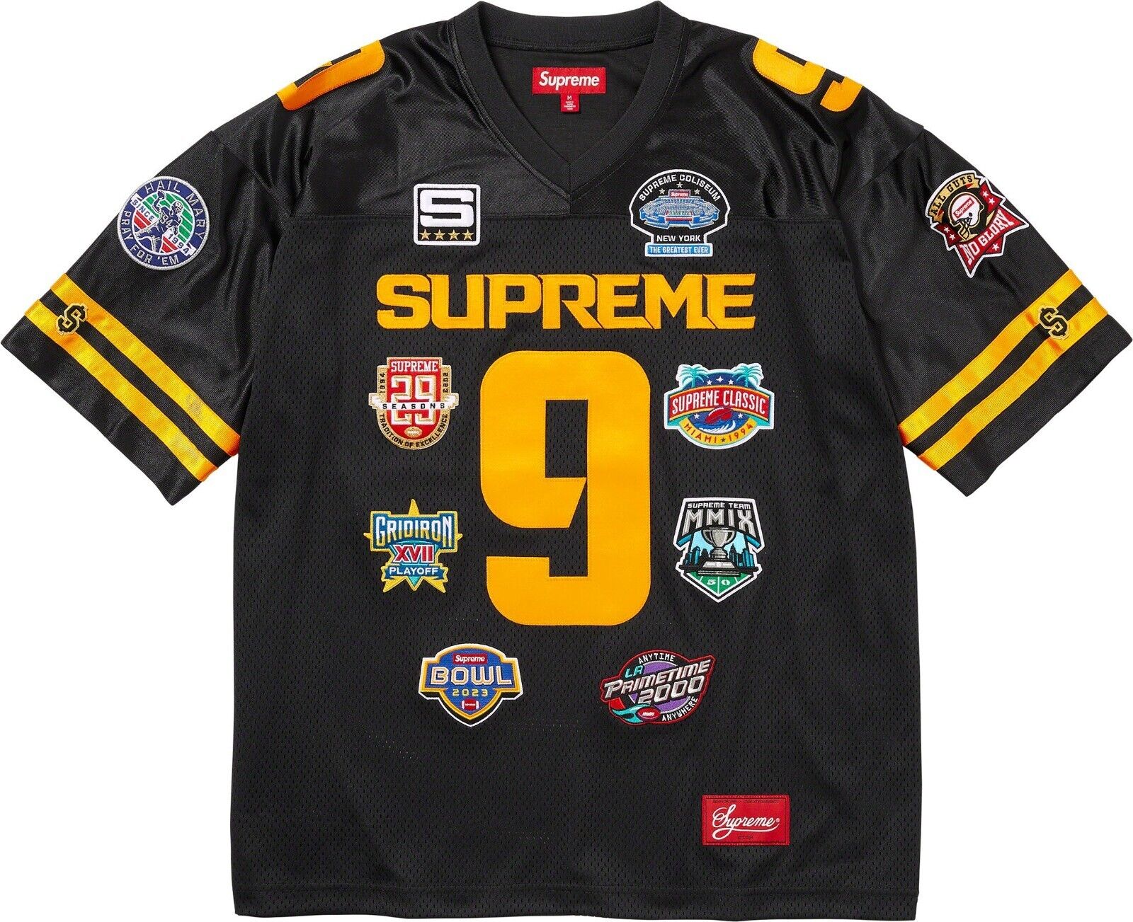 Supreme Championships Embroidered Football Jersey 4colors FW23