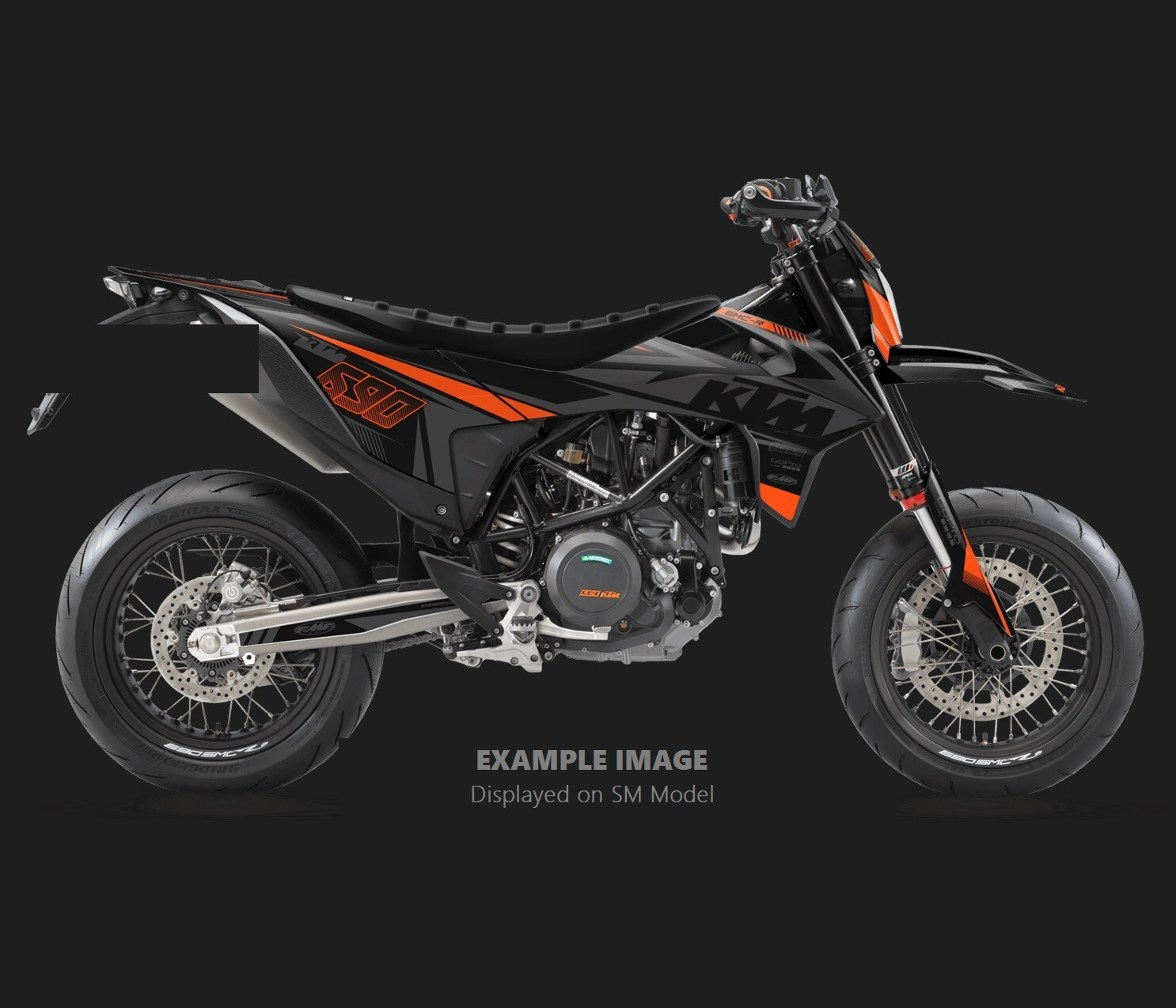 KTM graphics Enduro R 690 stickers 2019 2020 2021 2022 2023 SCRUB decals