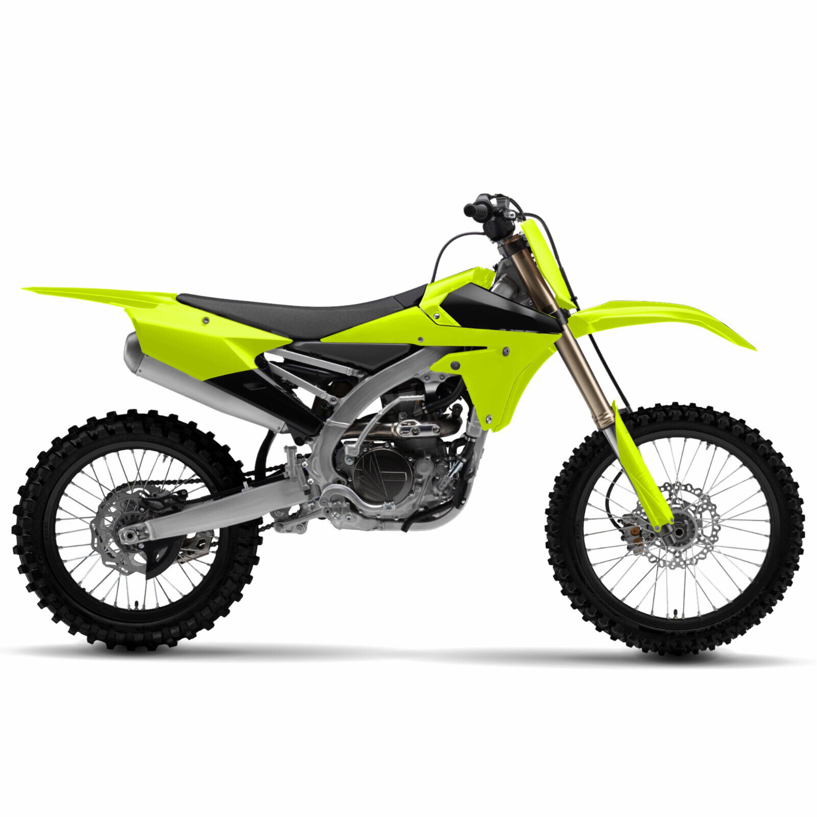 Yamaha YZ450F 2014-2017 YZ250F 2014-2018 plastics kit airbox blue neon yellow