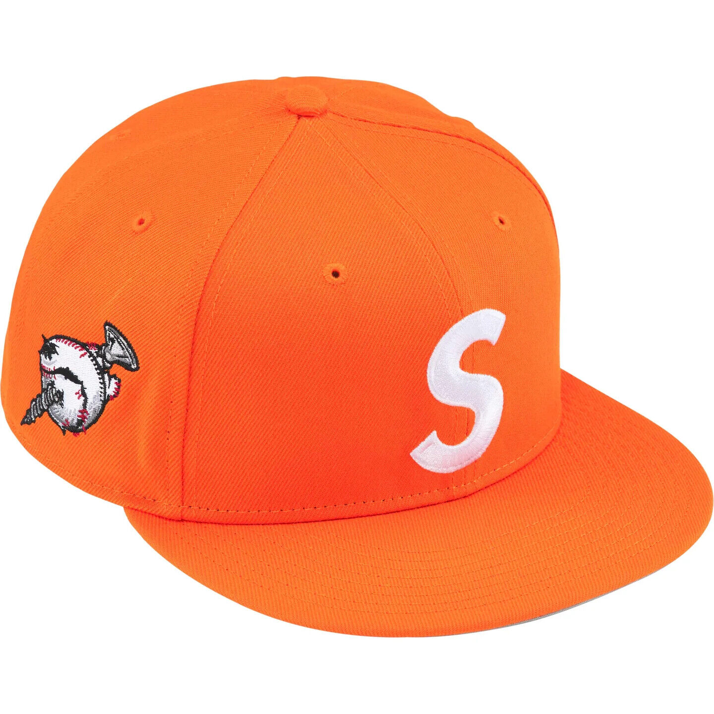 Supreme Screw Ball S Logo New Era 黒71/2