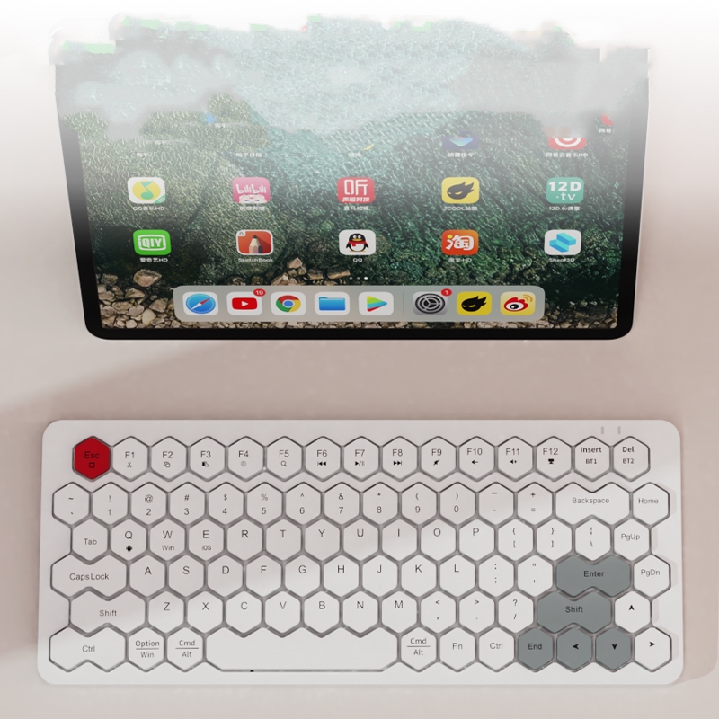 Trendige kabellose Skywalker-Kombination aus Tastatur und Maus - Bild 7 von 7