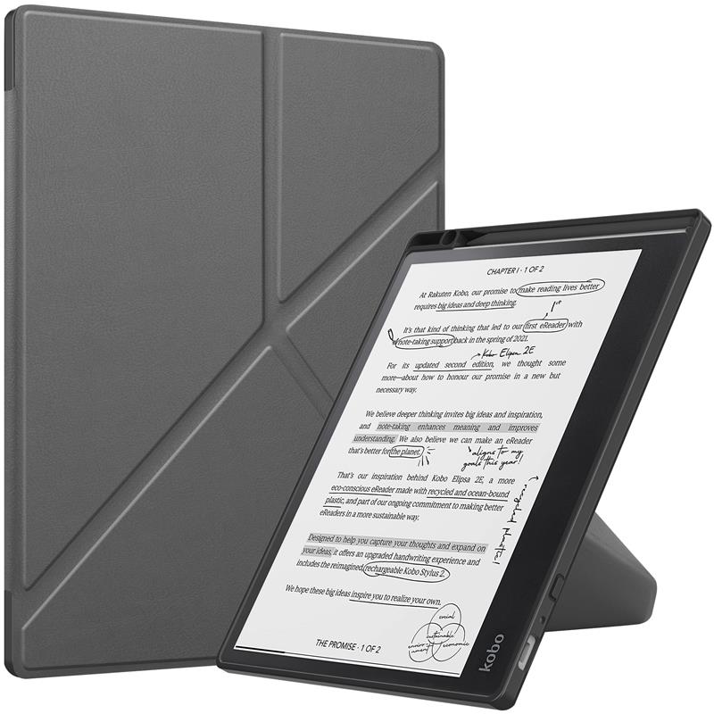 Leather Case For Kobo Elipsa 2E 2023 eReader Folding Stand Cover Auto Sleep Flip - Picture 23 of 29