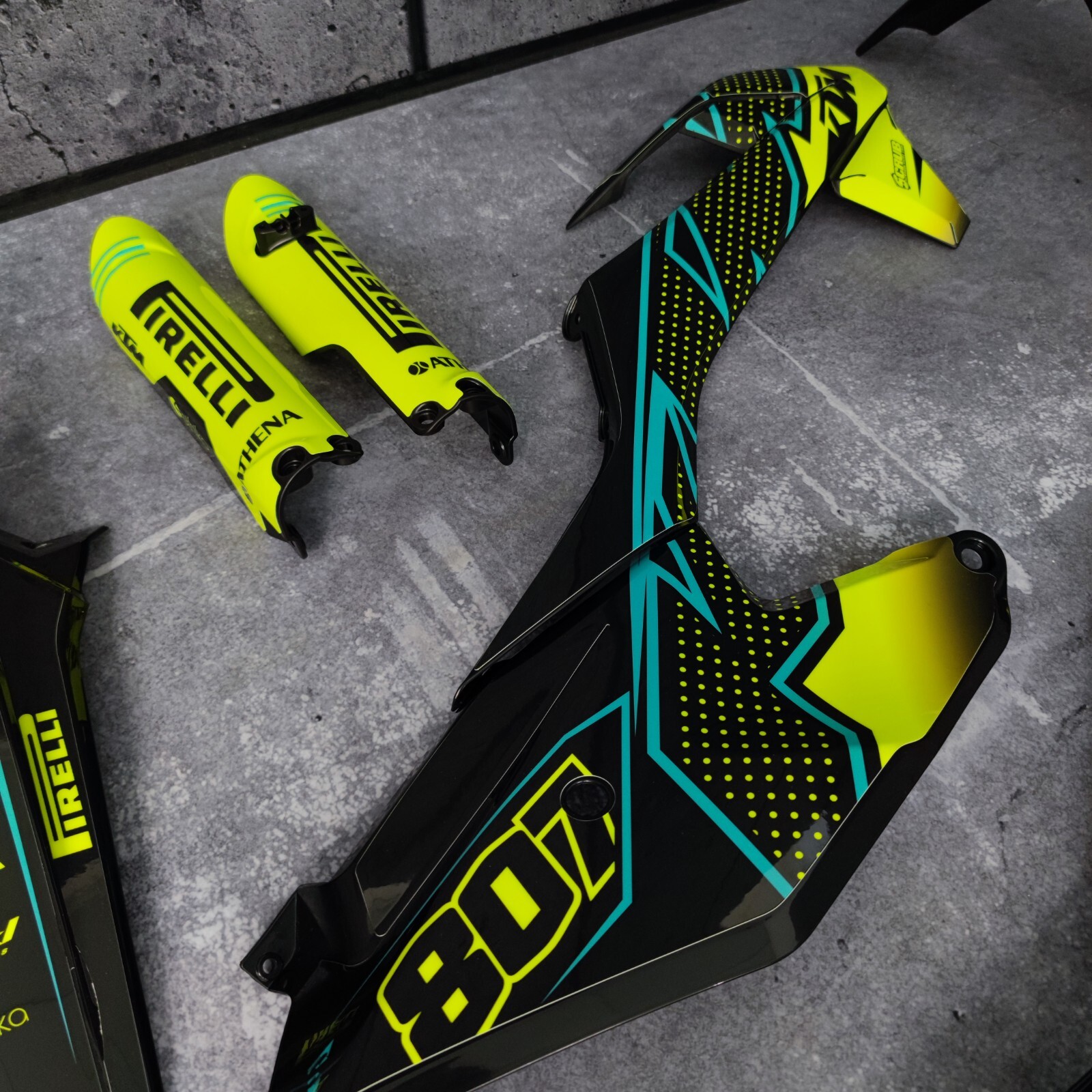 Plastics + Graphics KTM SX 85 2018-2024 Custom race number