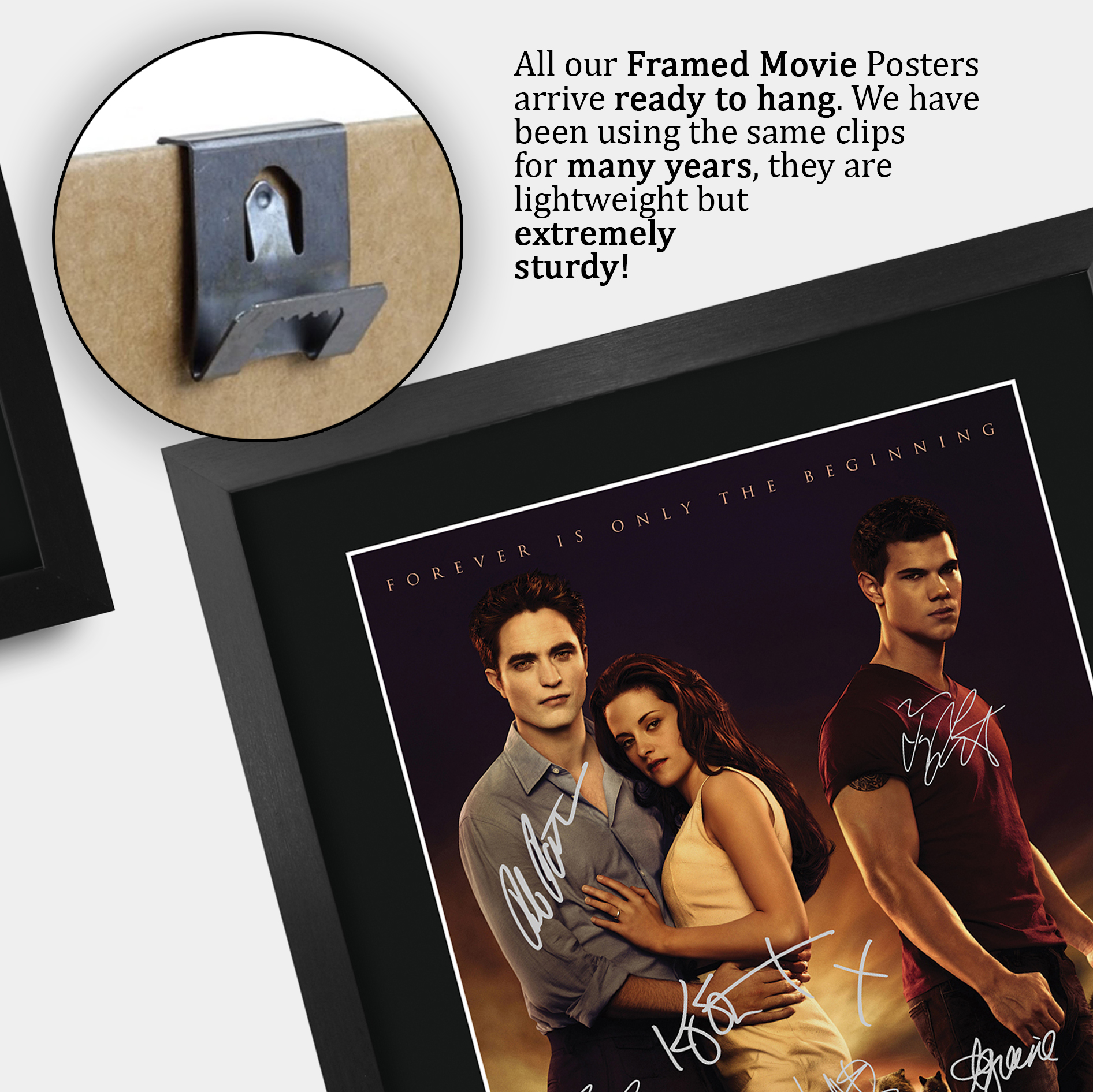 Crepúsculo Ideal Regalo Impreso Enmarcado Autógrafo Imagen para Películas Memorabilia Fans - Imagen 22 de 91