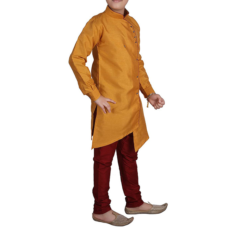 Kids Boys Kurta Pajama Set Stylish Wedding Sherwani Festive & Party Ethnic Wear - Picture 46 of 74