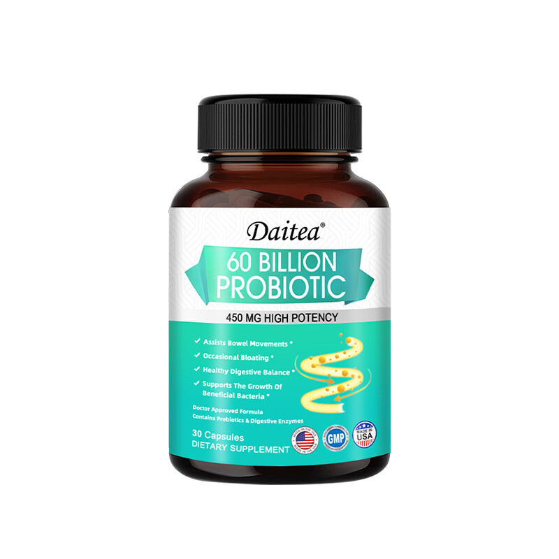 60 Billion Probiotics 450 Mg For Healthy Digestive Balance