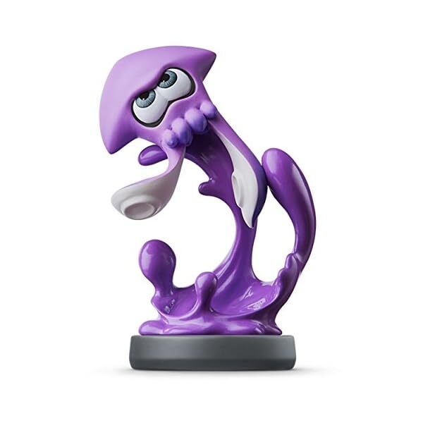Nintendo amiibo Splatoon Inkling SQUID Neon Purple 3DS Wii U Accessories NEW JP
