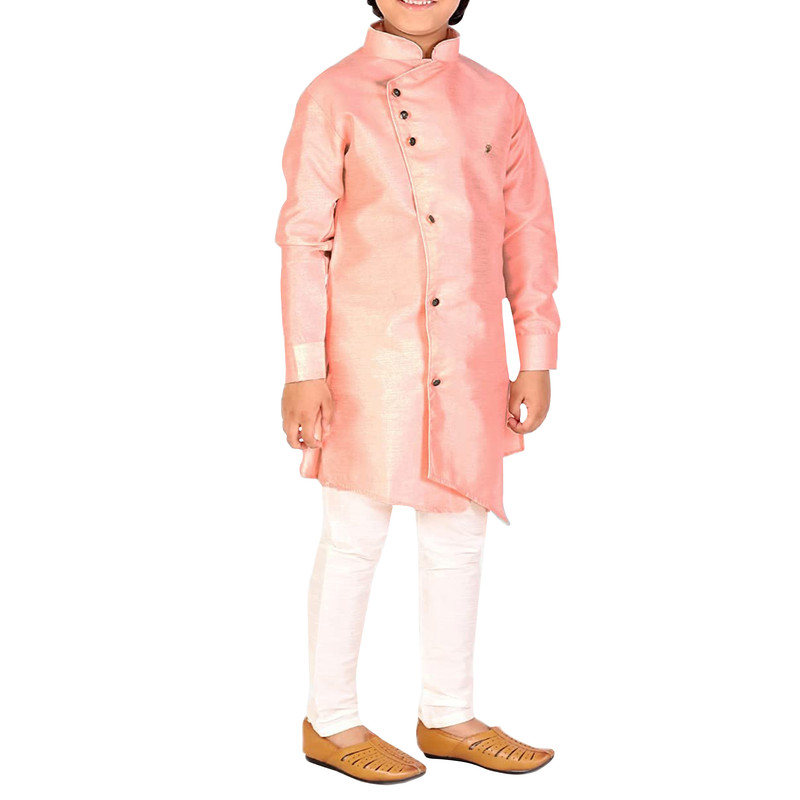 Kids Boys Kurta Pajama Set Stylish Wedding Sherwani Festive & Party Ethnic Wear - Picture 73 of 74