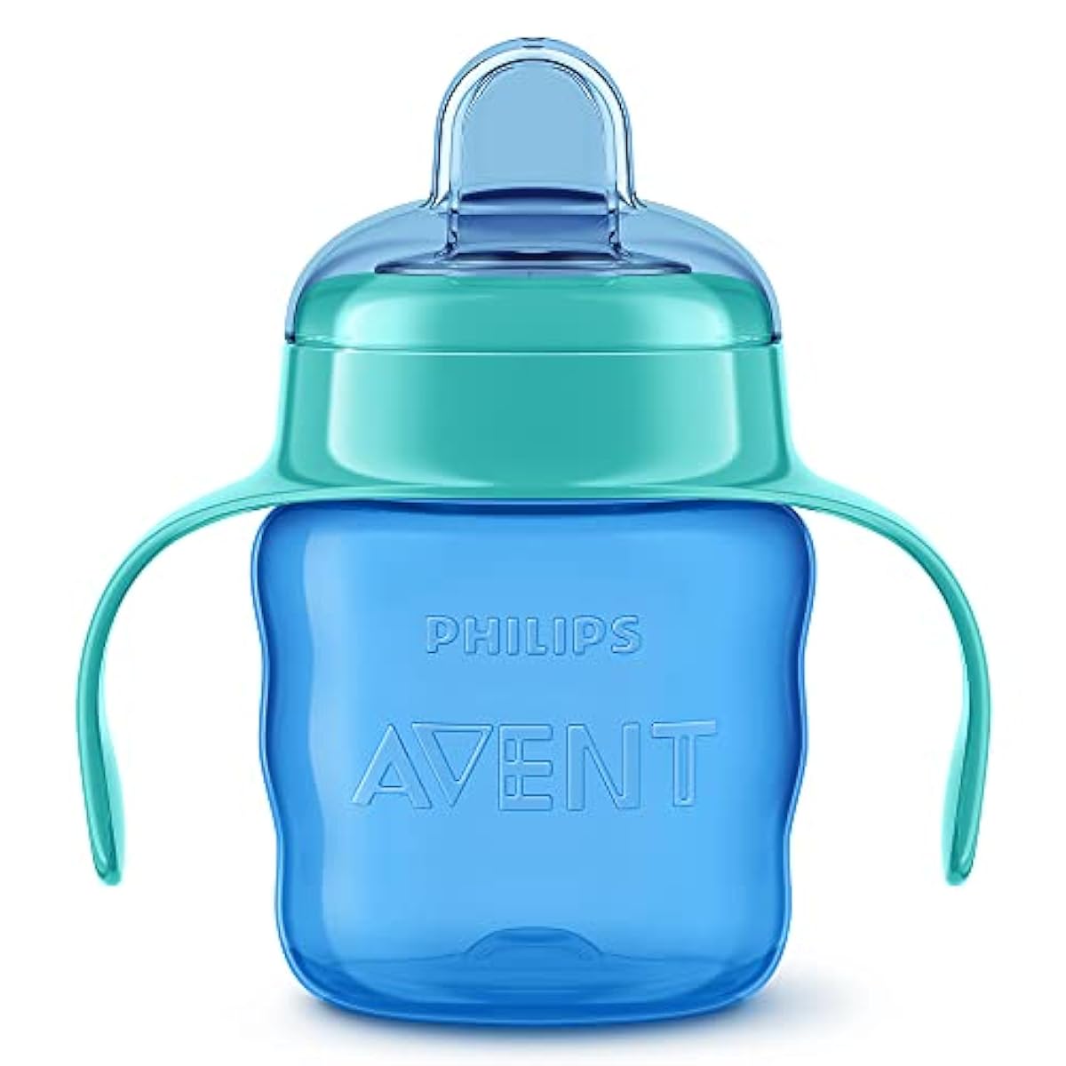 AVENT Philips Silicone Classic Spout Cup with Handle | Pink/Purple | 200 - Picture 3 of 3