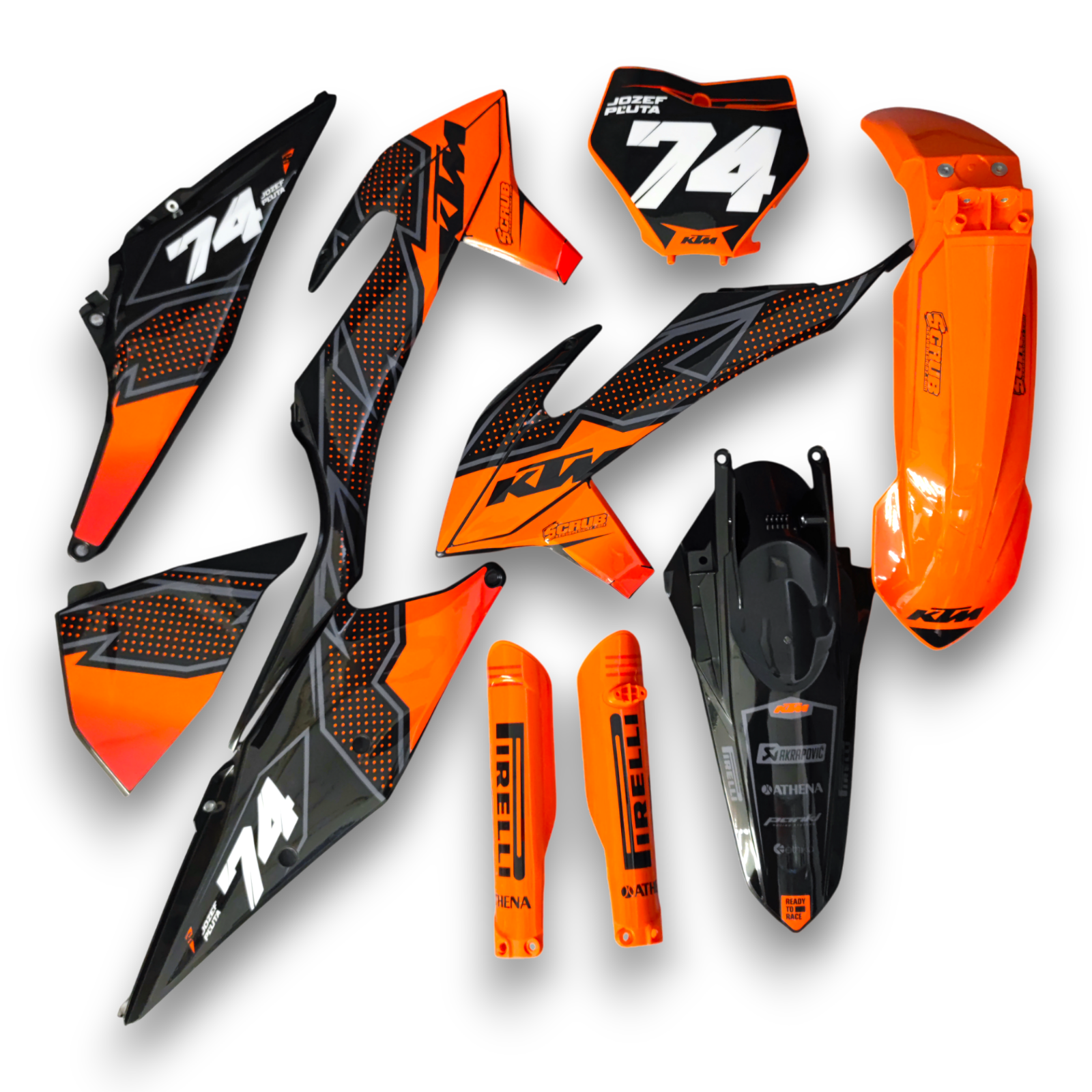 Plastics + Graphics KTM SX SX-F XC XC-F 2019 2020 2021 2022 Custom race number