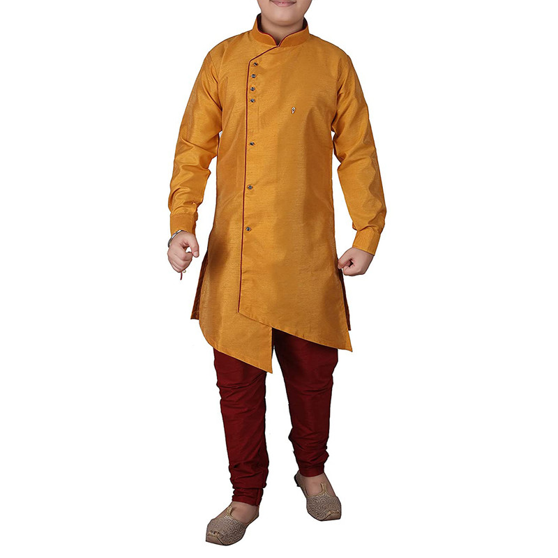 Kids Boys Kurta Pajama Set Stylish Wedding Sherwani Festive & Party Ethnic Wear - Picture 49 of 74