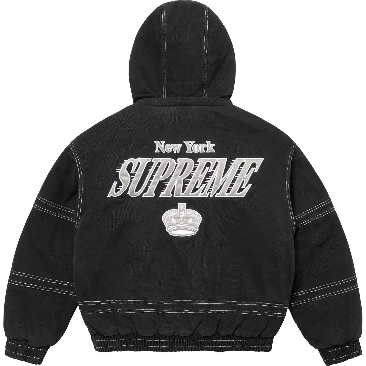 Supreme x Mitchell & Ness Twill Stadium Jacket 3colors FW24 | eBay UK