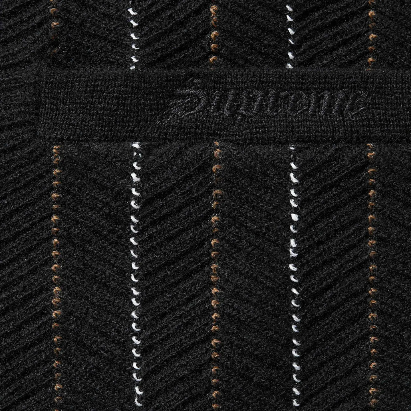 Supreme Herringbone Cardigan Black Navy Pink 3colors SS25 | eBay UK
