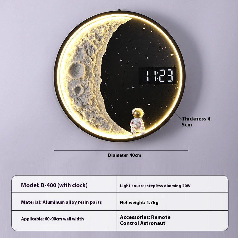 Moon Lamp Background Wall Modern Minimalist - Bild 8 von 11