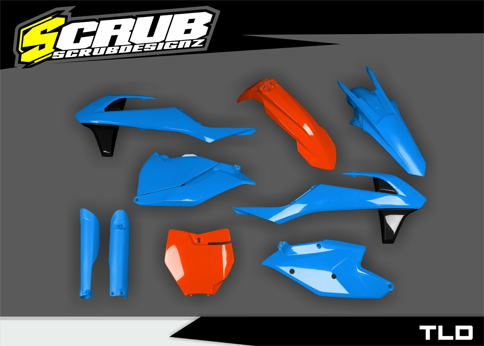 Plastics TLD KTM SX 85 2018 2019 2020 2021 2022 2023 Full Kit