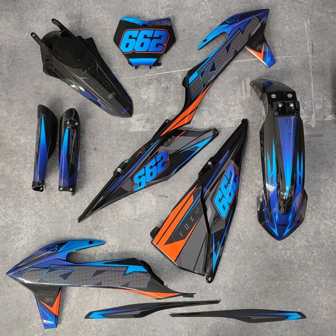 Plastics + Graphics KTM SX SX-F XC XC-F 2019 2020 2021 2022 Custom race number